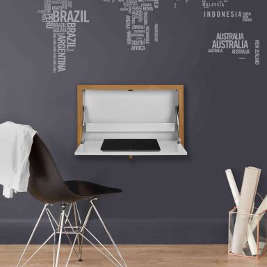 Bureau mural en bois - BU0057