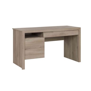 Bureau en bois imitation chêne clair - BU5012