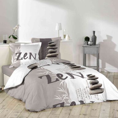 Parure de lit Galets zen 240x220 cm