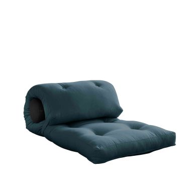 Matelas futon canapé 2 en 1 WRAP 70x200 bleu marine