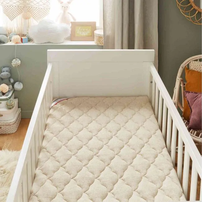 Matelas pour lit bébé, 60x120cm, housse lavable, reposez, vous pour votre  bébé