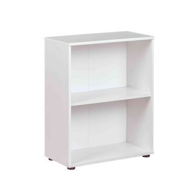 Bibliothèque 2 cases en bois blanc - BI12056-1