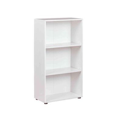 Bibliothèque 3 cases en bois blanc - BI12056-2