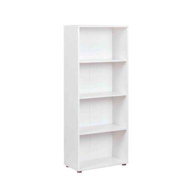 Bibliothèque 4 cases en bois blanc - BI12056-3