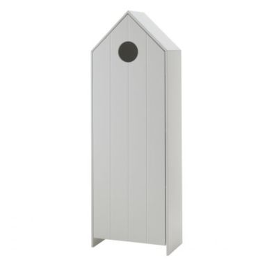 Armoire cabane blanc