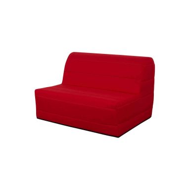 Banquette BZ unie avec housse rouge - BZ10001