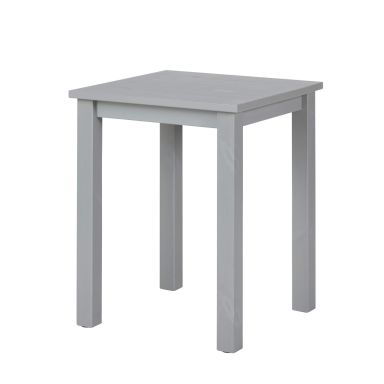 Table de chevet en bois massif gris - CH12116