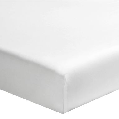 Drap housse bébé cododo blanc 100% coton biologique bonnet 10 cm 50x85