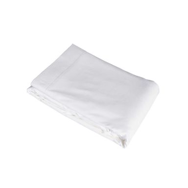 Drap plat blanc 100% coton 180x290