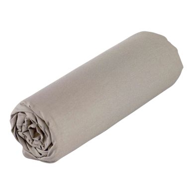 Drap housse bébé 100% coton bio 60x120 taupe