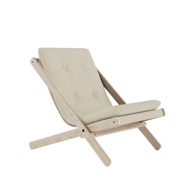 Fauteuil BOOGIE en tissu beige fond_blanc