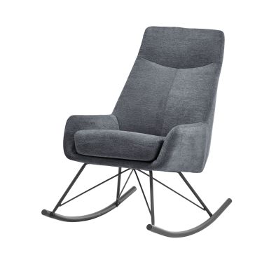 Fauteuil bouclette anthracite - FA16025