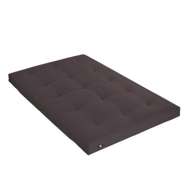 Matelas futon chocolat en coton 140x190