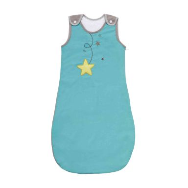 Gigoteuse bébé été jersey bleu turquoise - 6/24 mois