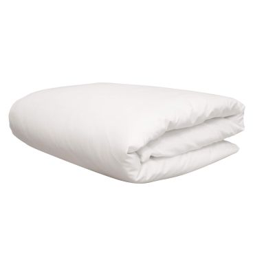 Housse de couette bébé blanche 100% coton biologique 80x120