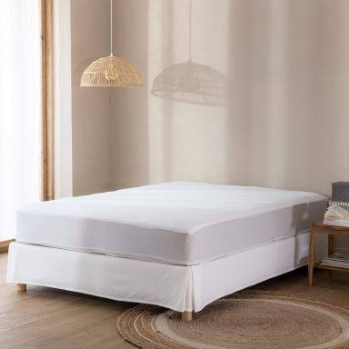 Protège matelas bouclette imperméable - bonnet 27 cm 70x190