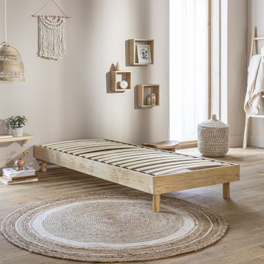 Sommier kit en bois massif naturel 