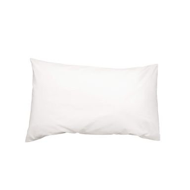 Taie d'oreiller bébé blanche percale 40x60