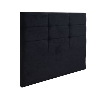 Tête de lit déco Cozy velours nuit 150 cm - Merinos