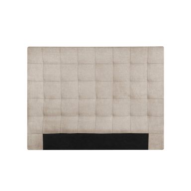 Tête de lit déco matelassée beige 140