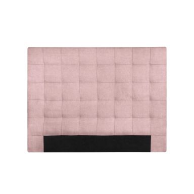 Tête de lit déco matelassée vieux rose 140