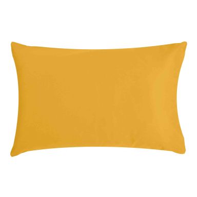 Taie d'oreiller bébé coton bio jaune 40x60