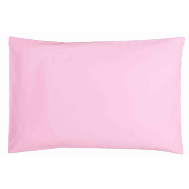 Taie d'oreiller bébé coton bio rose 40x60