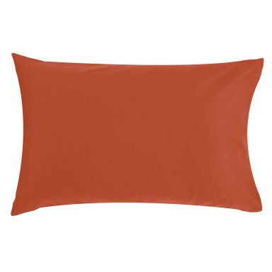 Taie d'oreiller bébé coton bio rouge 40x60