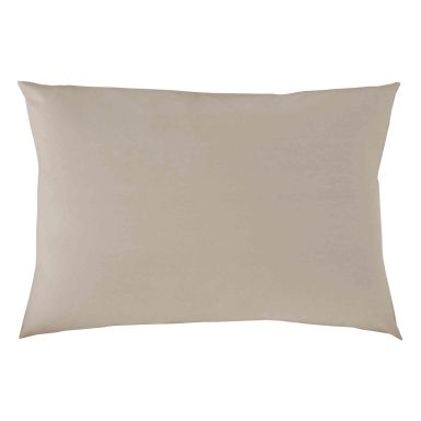 Taie d'oreiller bébé coton bio taupe 40x60