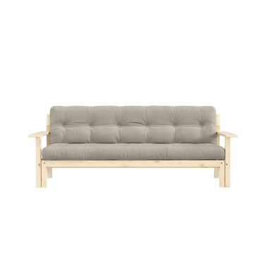 Banquette UNWIND en pin massif naturel lin